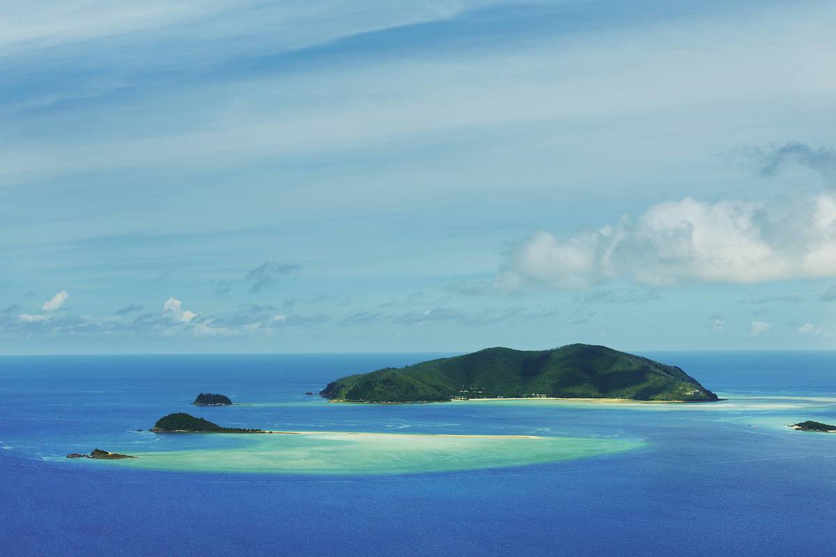Luftbild von Hayman Island © Tourism and Events Queensland